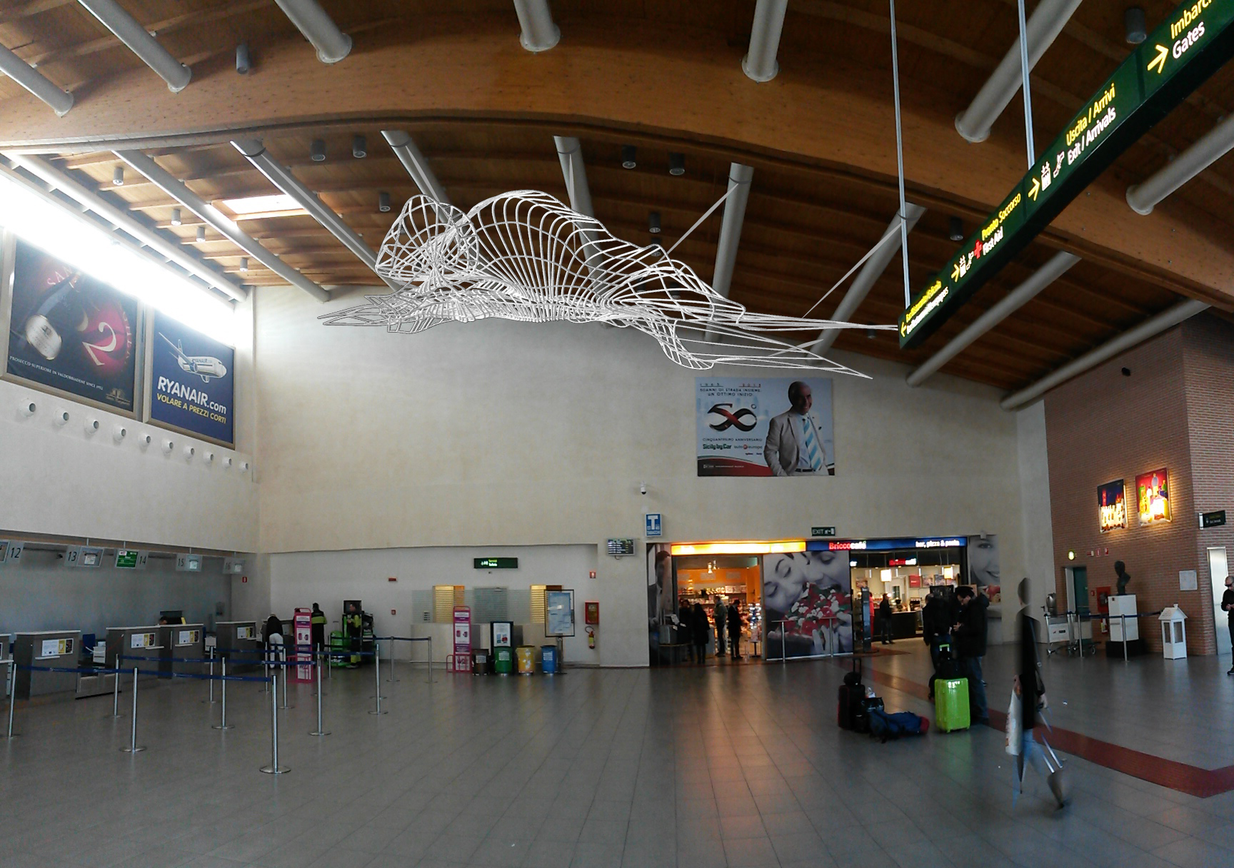 Treviso's Aerport Art Project (Concept), 2013, 20'