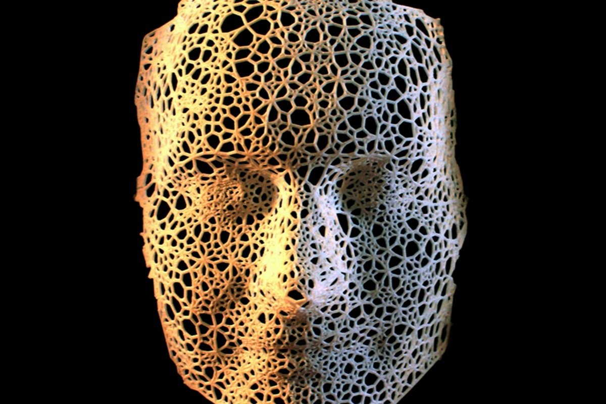 Voronoi self portrait