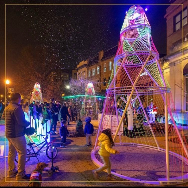 Adams Morgan Holiday Sculptural Installation