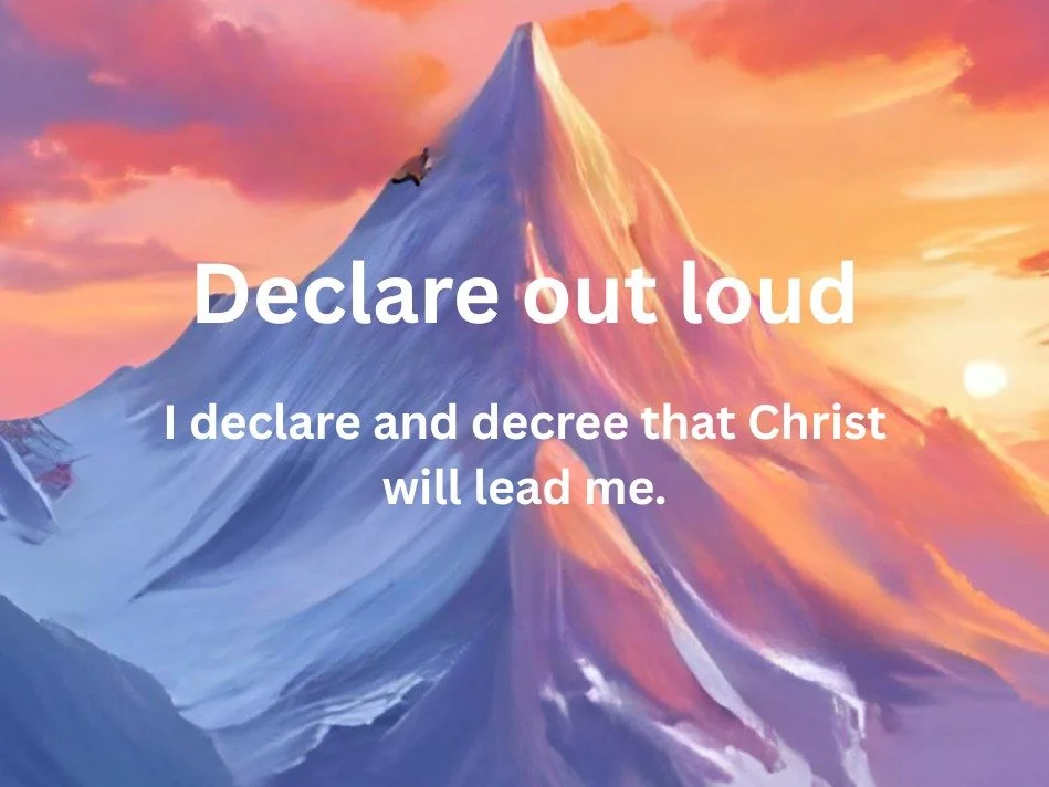 &quot;I declare and decree that Christ will lead me.&quot; Let's speak this truth over our lives today! 

What are you declaring over your life right now? Share in the comments!

#DeclareOutLoud #ChristWillLeadMe #MoxieMinistries