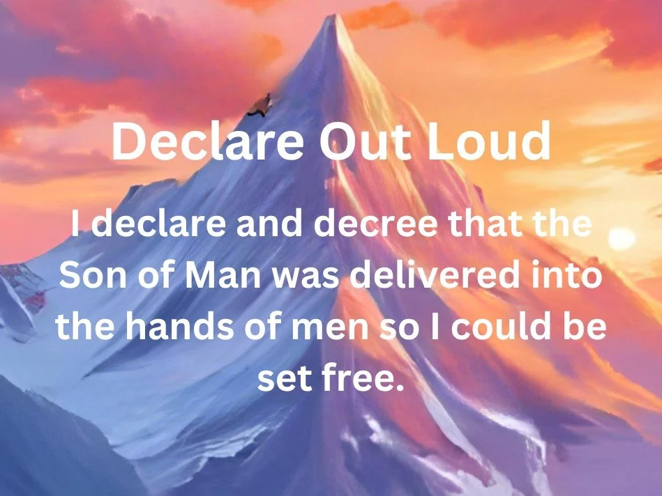 He was delivered so I could be set free. Freedom starts when we speak it out loud - when we declare what He's already done. 

#MoxieMinistries #Biblestudy #Transfigured #Matthew17 #Declareoutloud