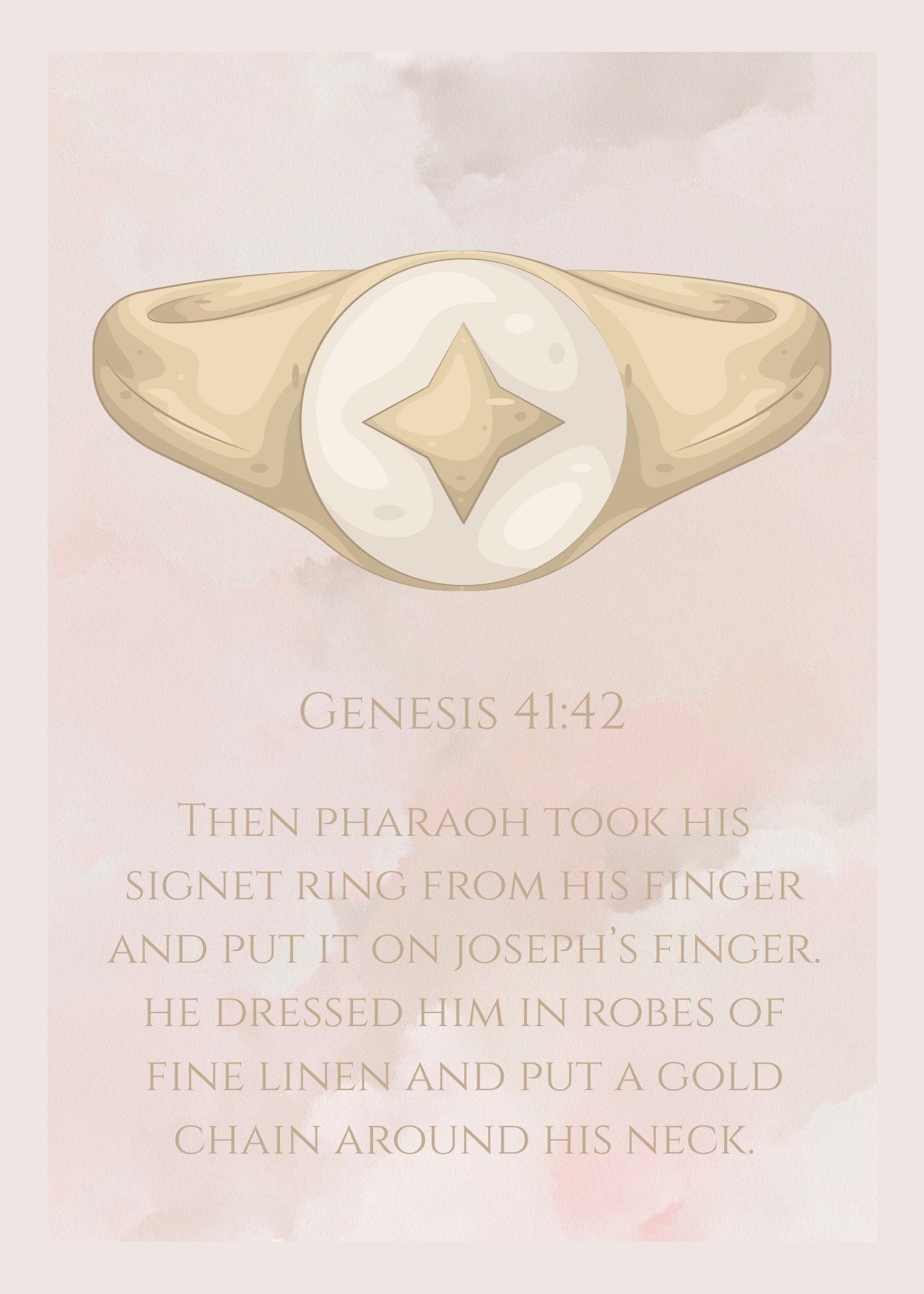 The signet ring was a symbol of trust and authority.

#moxieministries #biblestudy #youareaqueen #esther #genesis