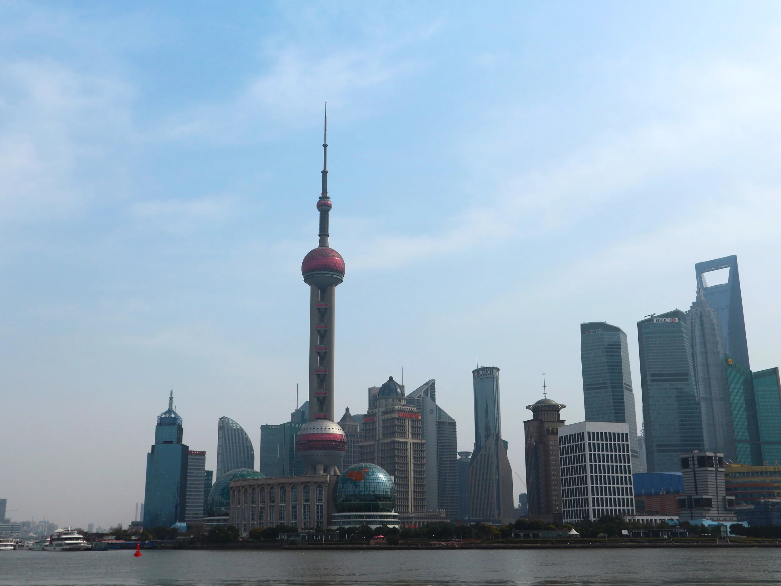 Daytime view from The Bund 