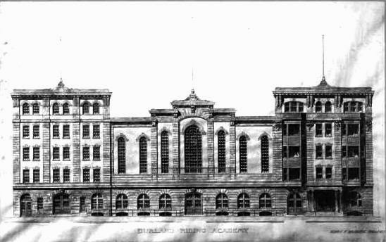 The riding ring was housed in the central section behind soaring three-story tall windows -- from the collection of the New York Public Library