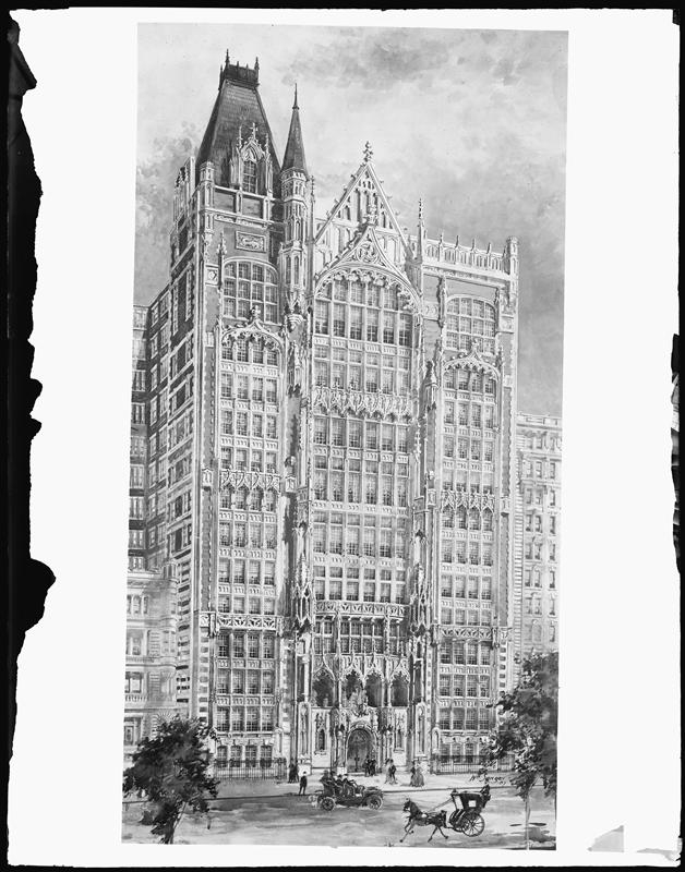 West 77th street by William Sanger 1907, from the collection of the museum of the city of New York