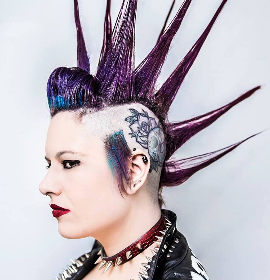 How to do a Spiked Mohawk — Punkabilly & Rock 'n' Roll - Lauren Spike