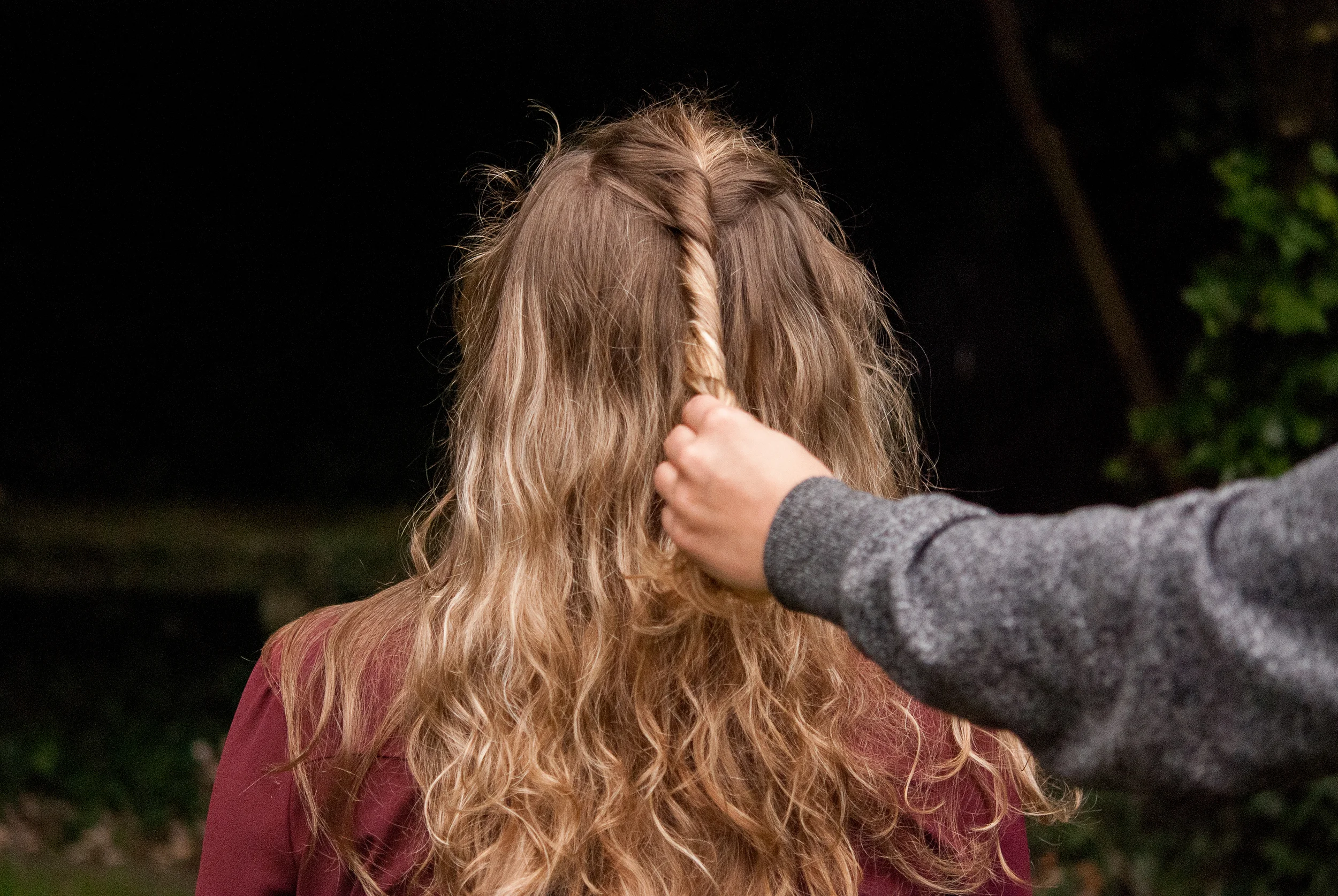 Braided Top Knot Half Up Hair Tutorial