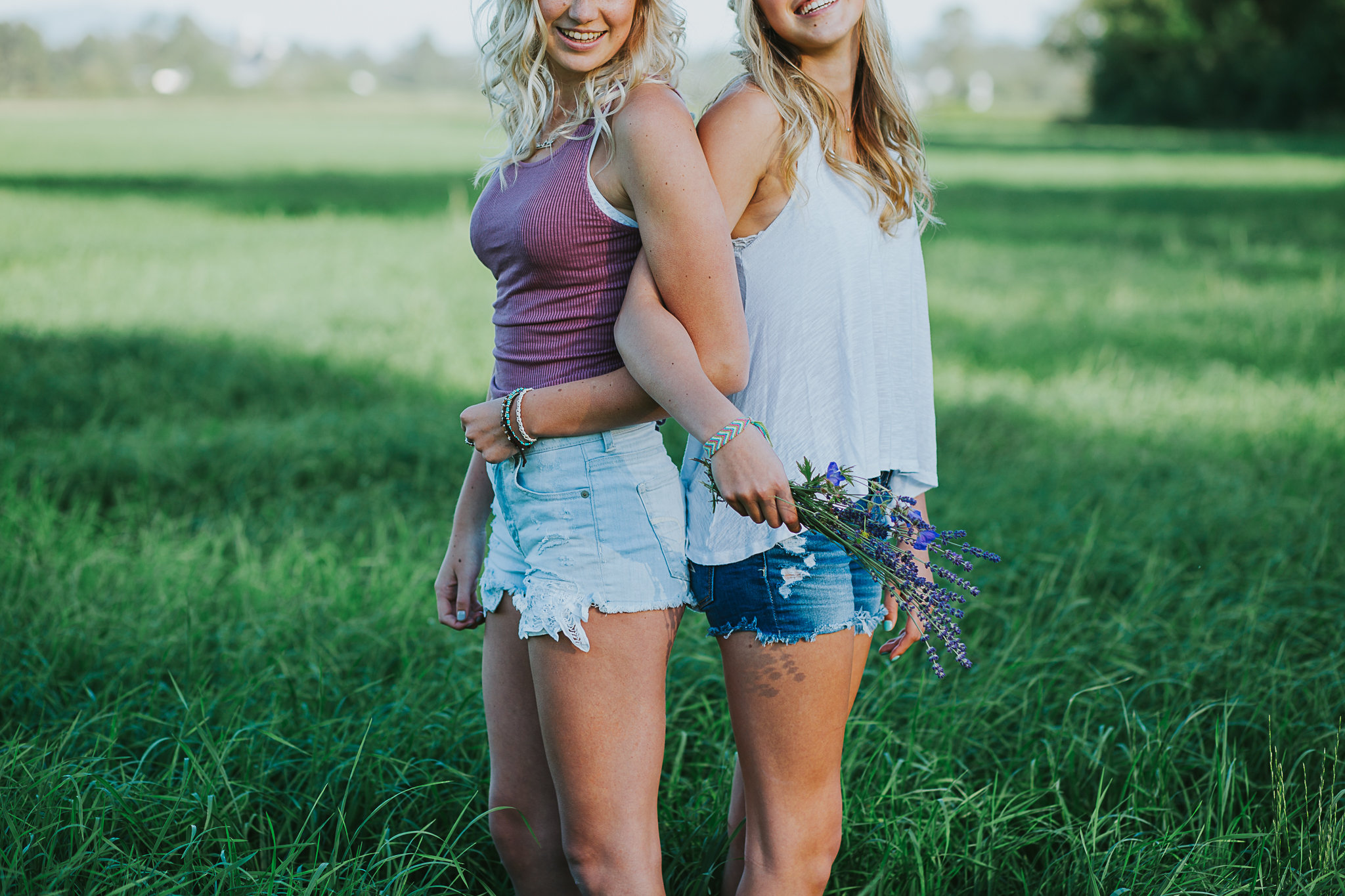 Country sisters growing up on a farm in the PNW.