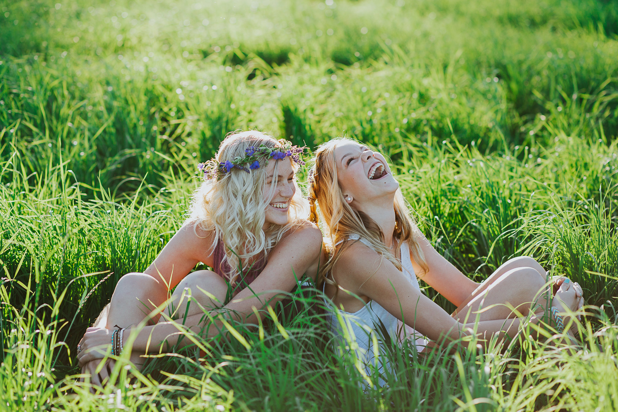 Country sisters growing up on a farm in the PNW.