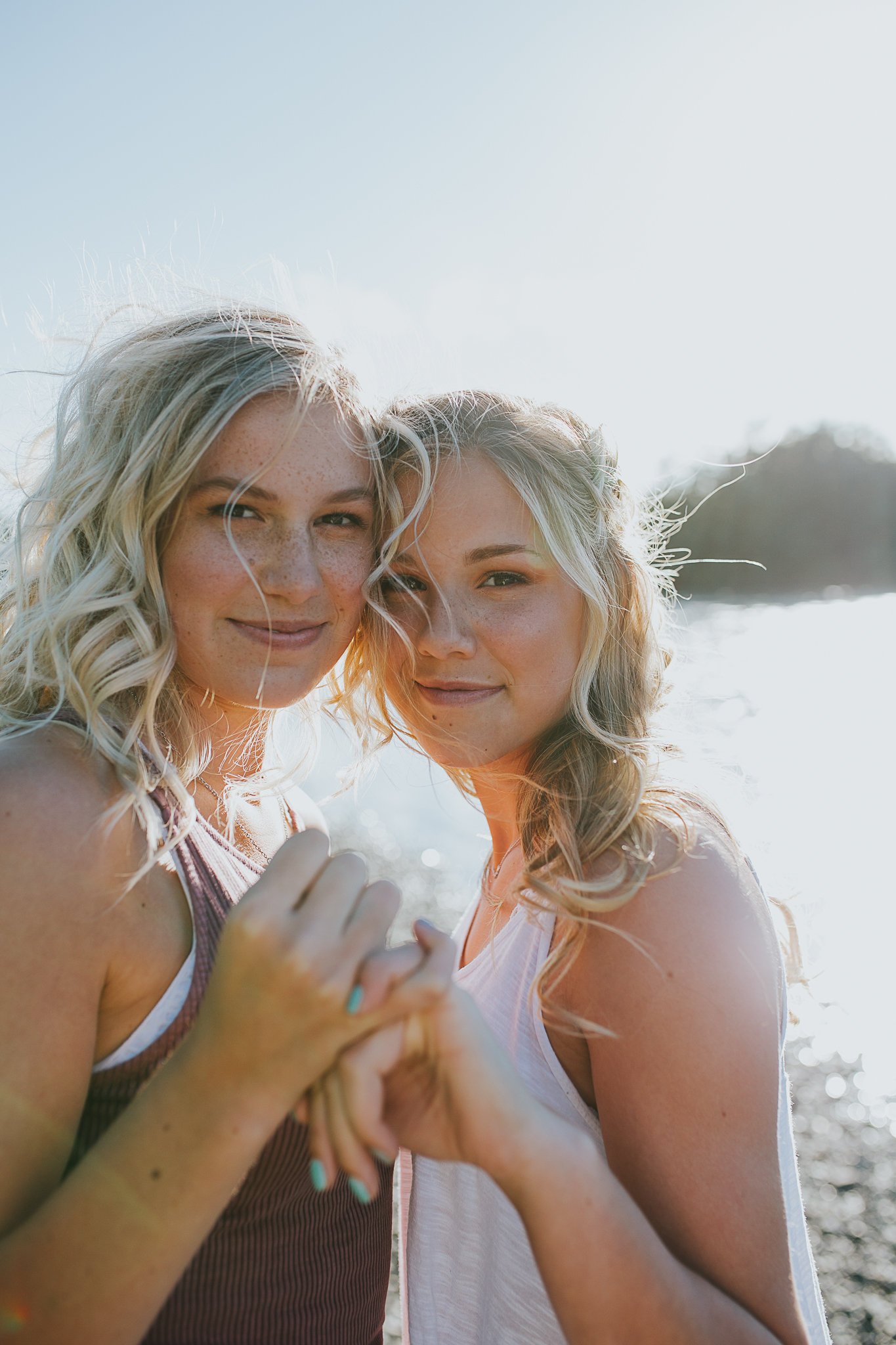 Country sisters growing up on a farm in the PNW.
