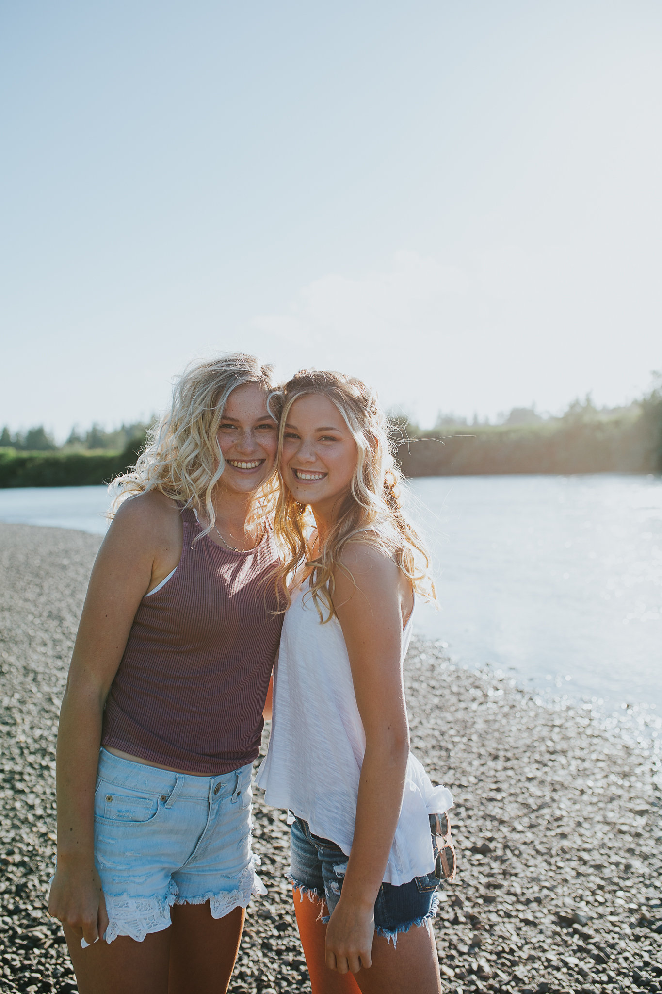 Country sisters growing up on a farm in the PNW.