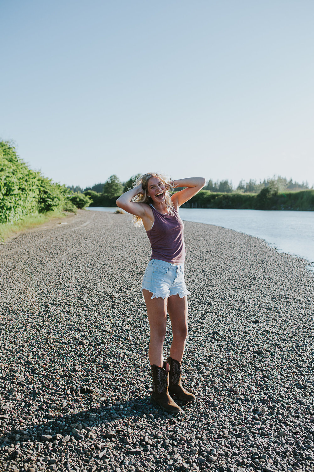 Country sisters growing up on a farm in the PNW.