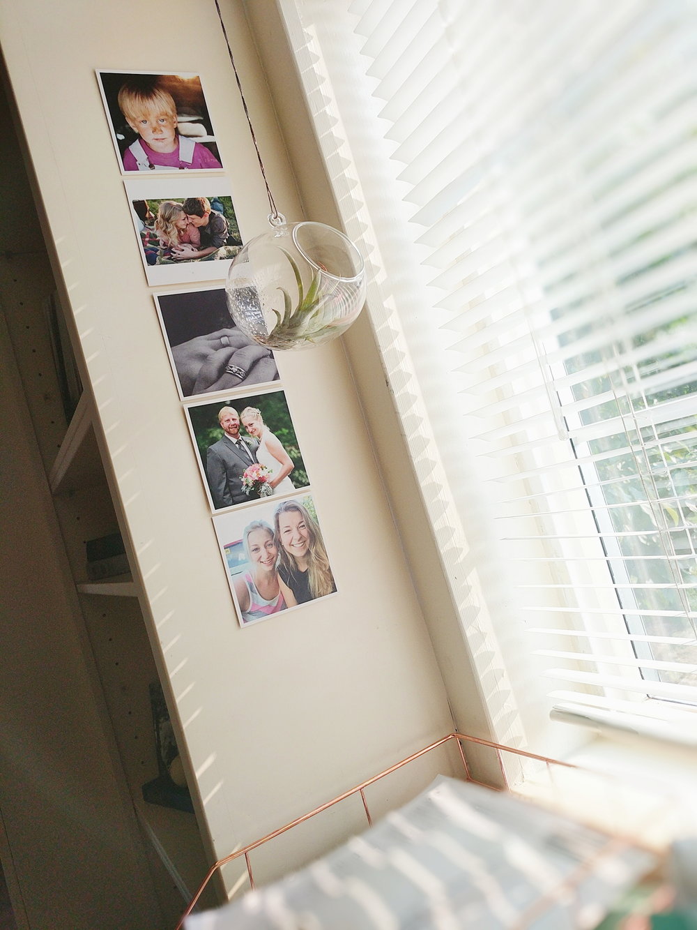 How to decorate built in shelves.