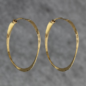 Hammered 14k Gold Hoop Earrings Kizer Mings Jewelers Hammered 14k Gold Hoop Earrings Kizer Mings Jewelers