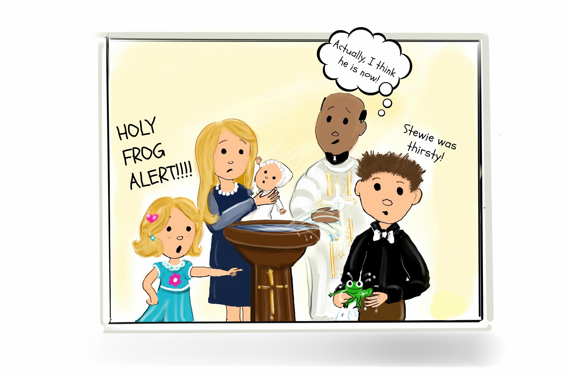 This comic was inspired by the students of Saint Joseph - Catholic elementary school in Aurora Grades K-3