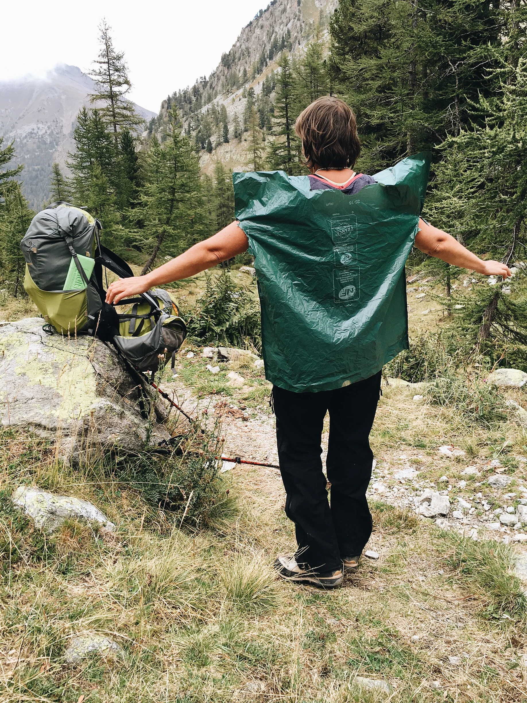 Ultra light weight waterproof jacket.