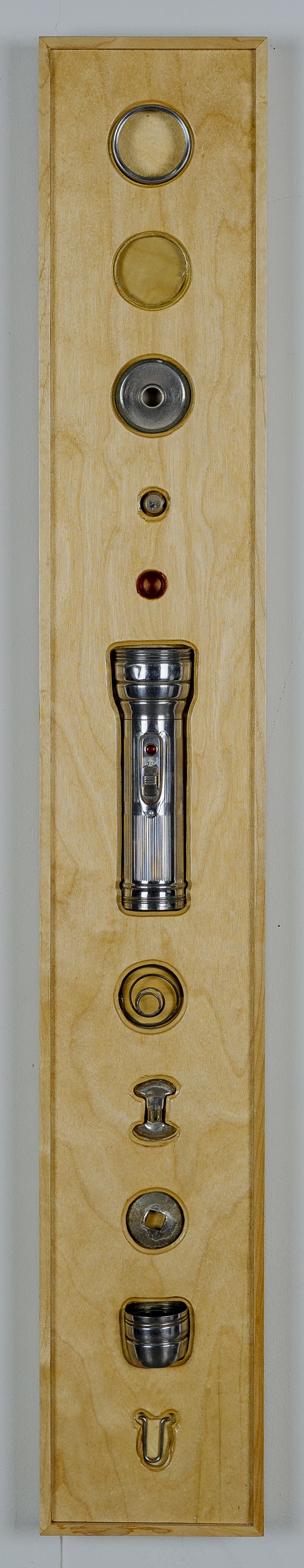 Flashlight | H. 40" W. 9" | Found object | Year: 2015 | Photo: Phillip Mudd