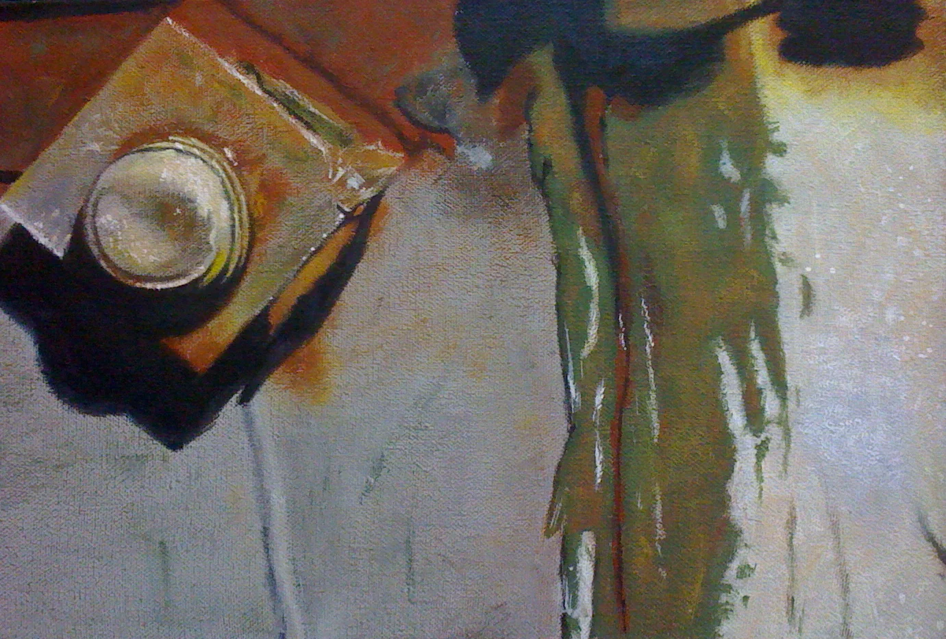 Nuts &amp; Bolts #3 | H. 9" W. 13" | Acrylic on canvas | 2011