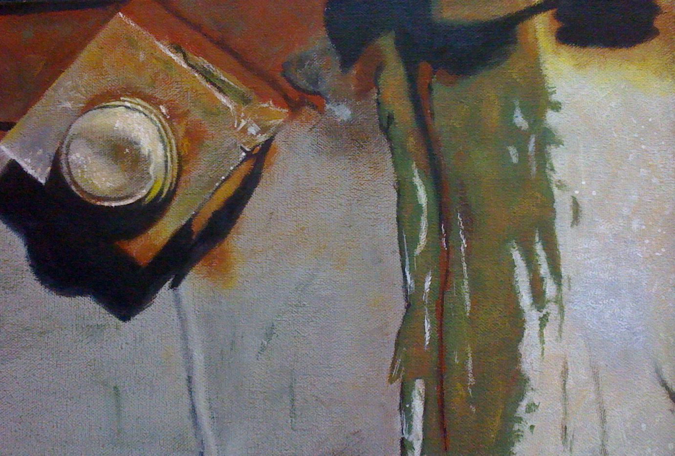 Nuts & Bolts #3 | H. 9" W. 13" | Acrylic on canvas | 2011