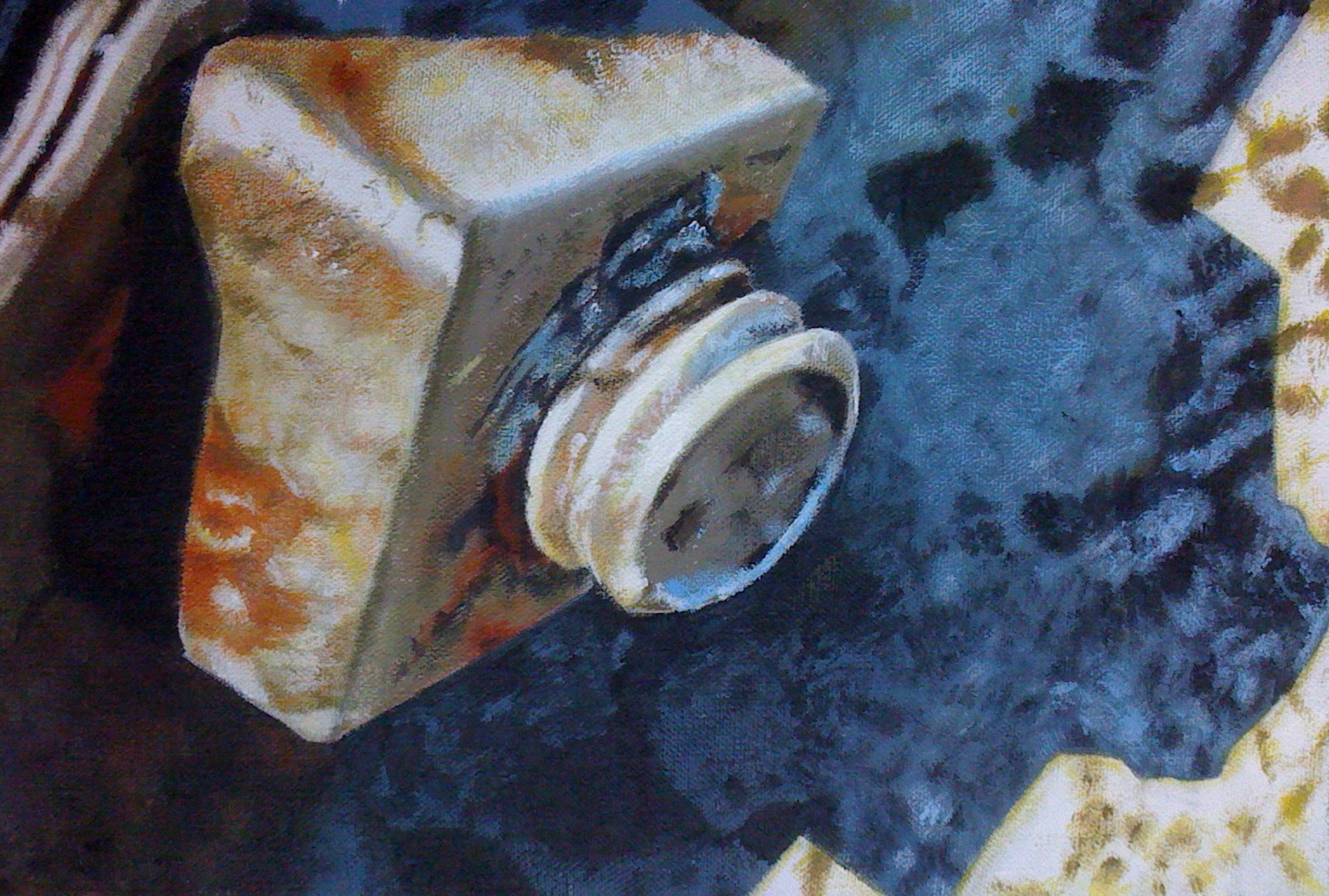 Nuts & Bolts #5 | H. 9" W. 13" | Acrylic on canvas | 2011