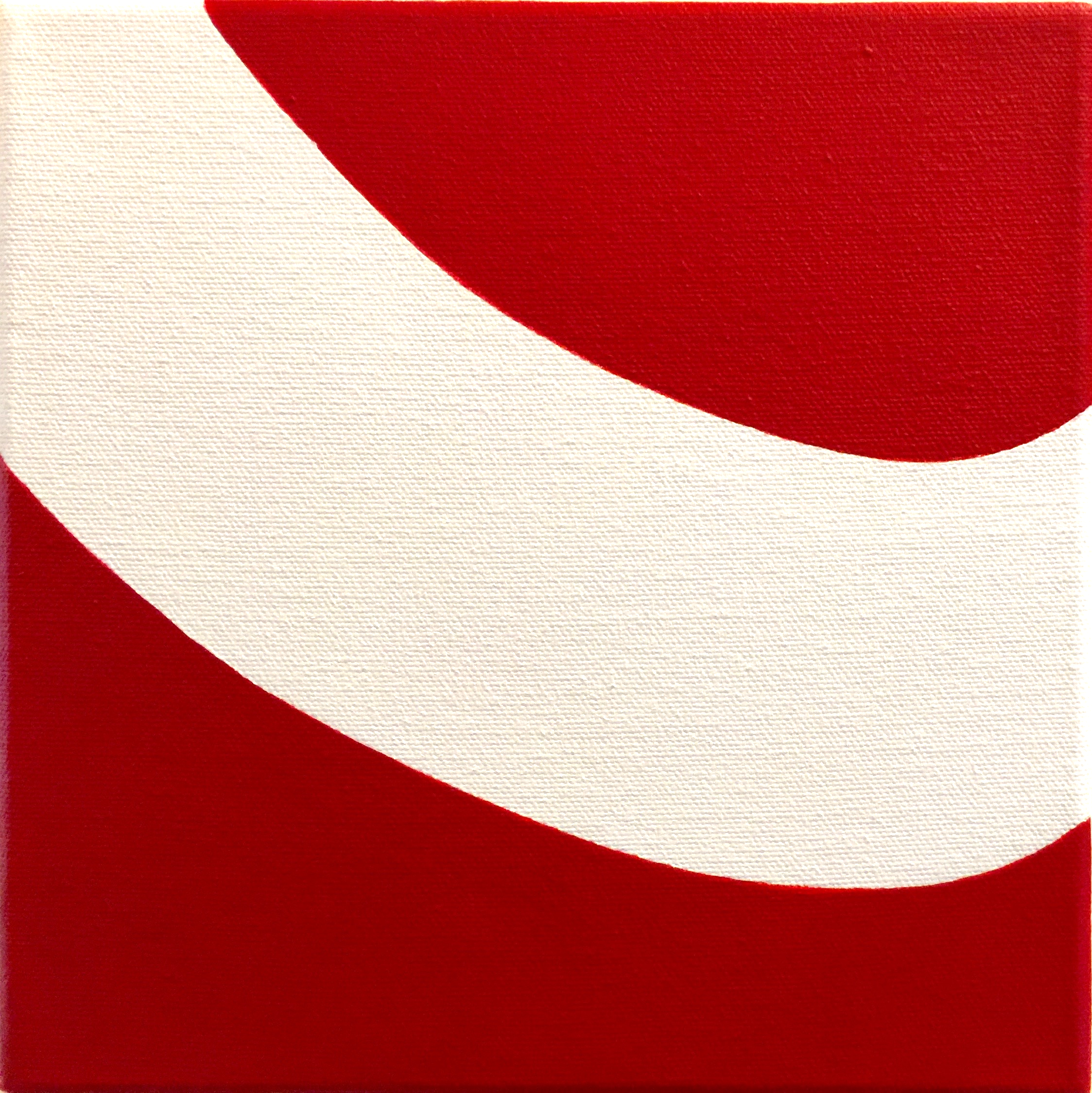 Top #14 | H. 8" W. 8" | Acrylic on canvas | 2016