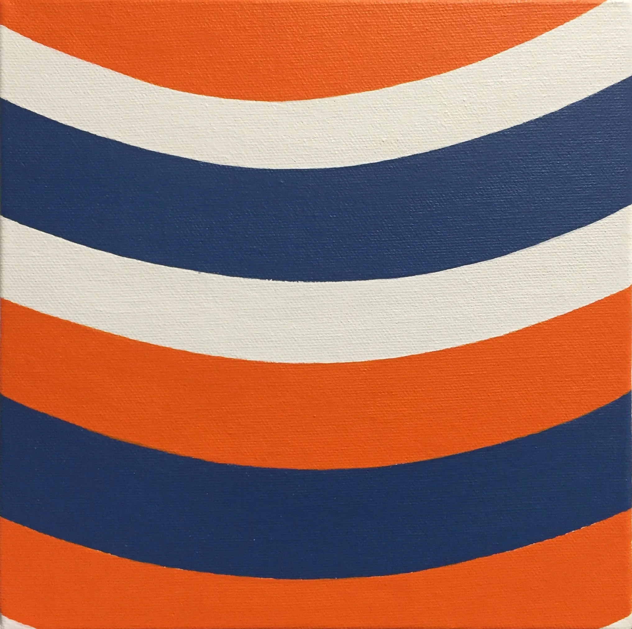 Top #16 | H. 8" W. 8" | Acrylic on canvas | 2016