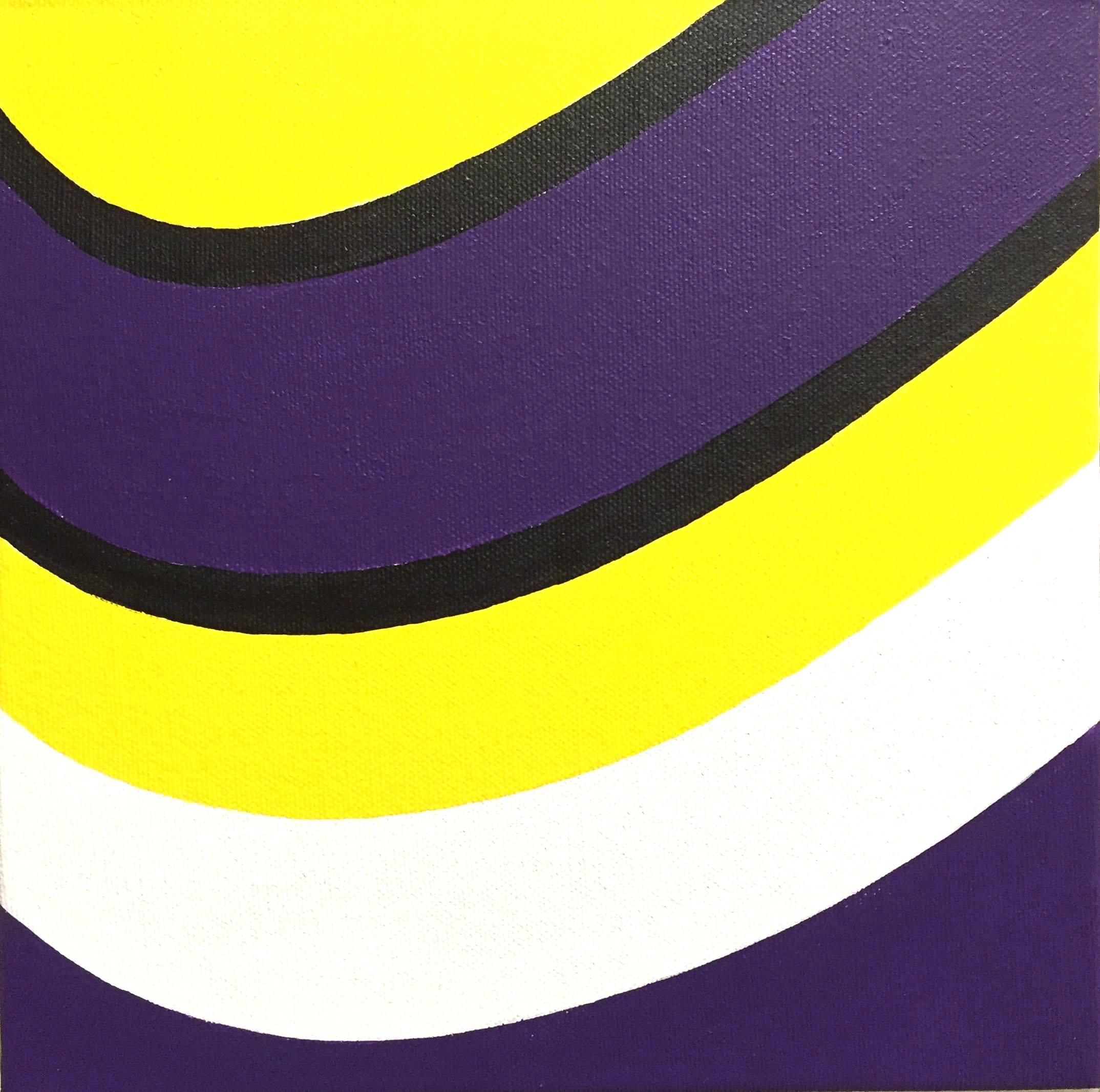Top #15 | H. 8" W. 8" | Acrylic on canvas | 2016