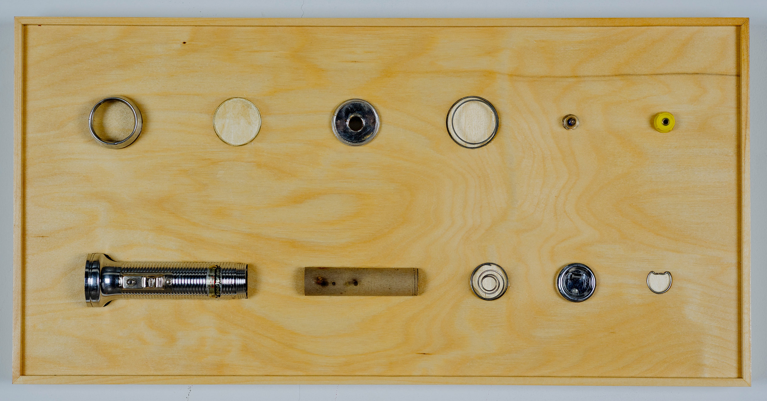 Flashlight 2 | H. 24" W. 16" | Found object | Year: 2015 | Photo: Phillip Mudd