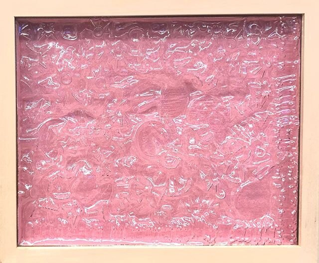 New piece finished. No title yet. #fineart #flocking #empty #pink #vacuumforming