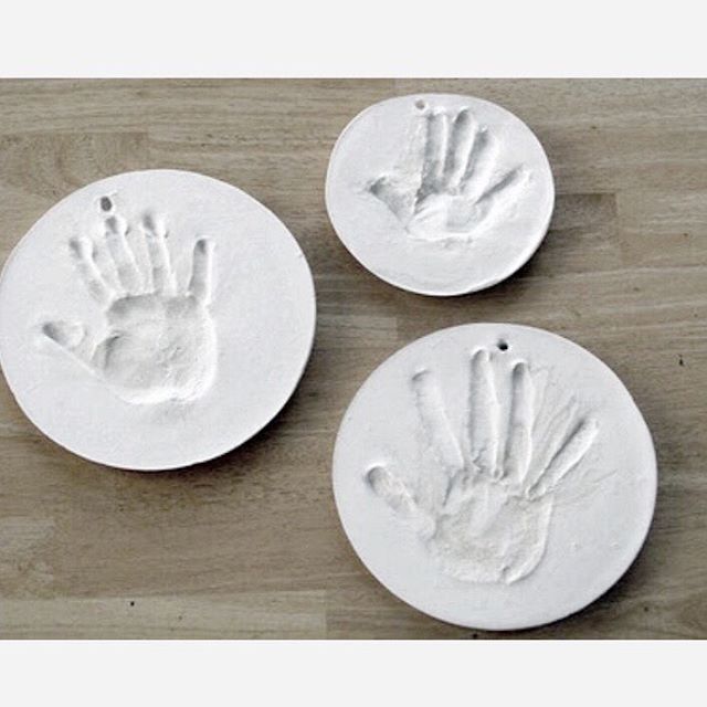 [ prized possessions : 
my children's handprints in white plaster ]
A favorite memory of times at Lake Rabun. Sharing my love of white plaster with my children to capture their sweet hands yearly with this messy &amp; fun art project. I now have all 