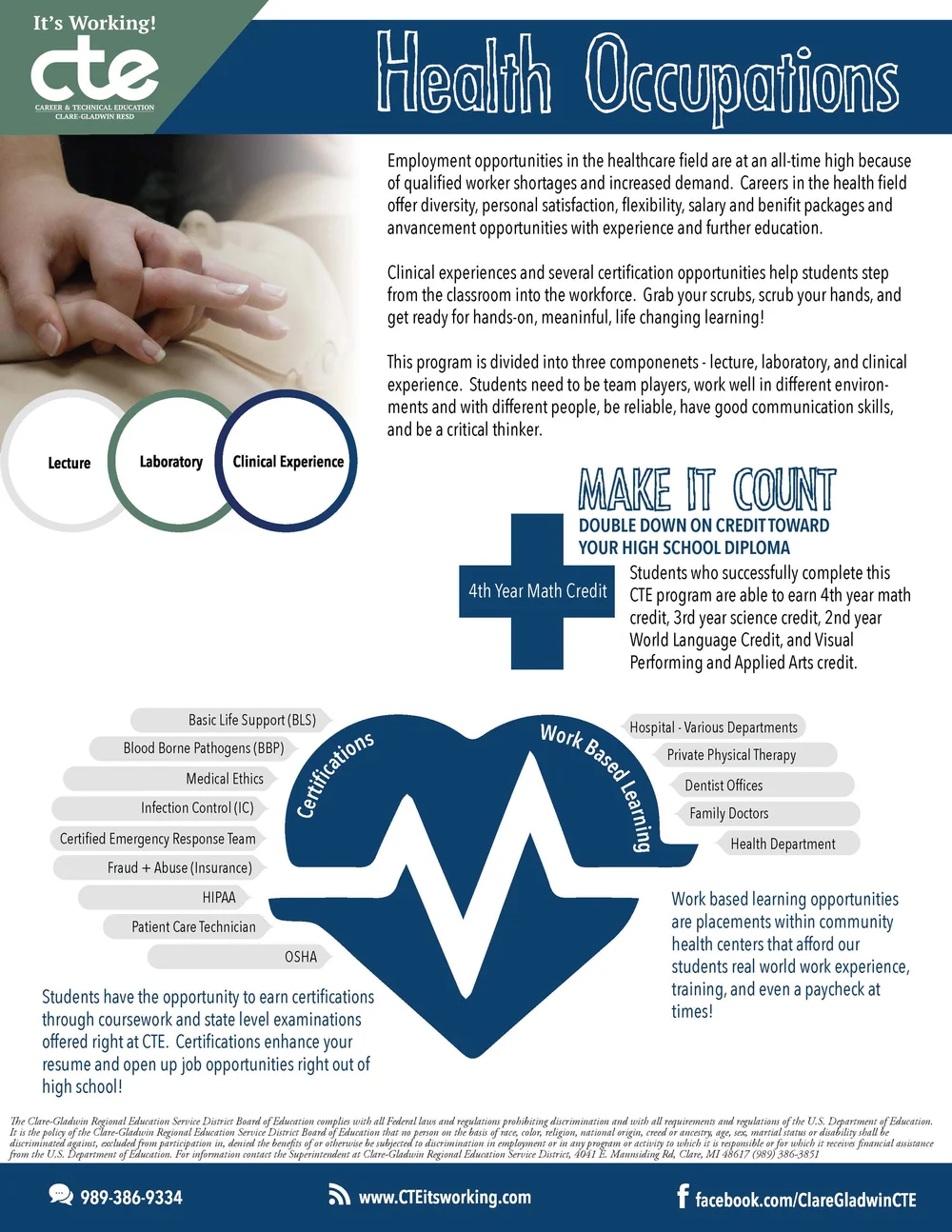 Health Occupations — CTE: It's Working!