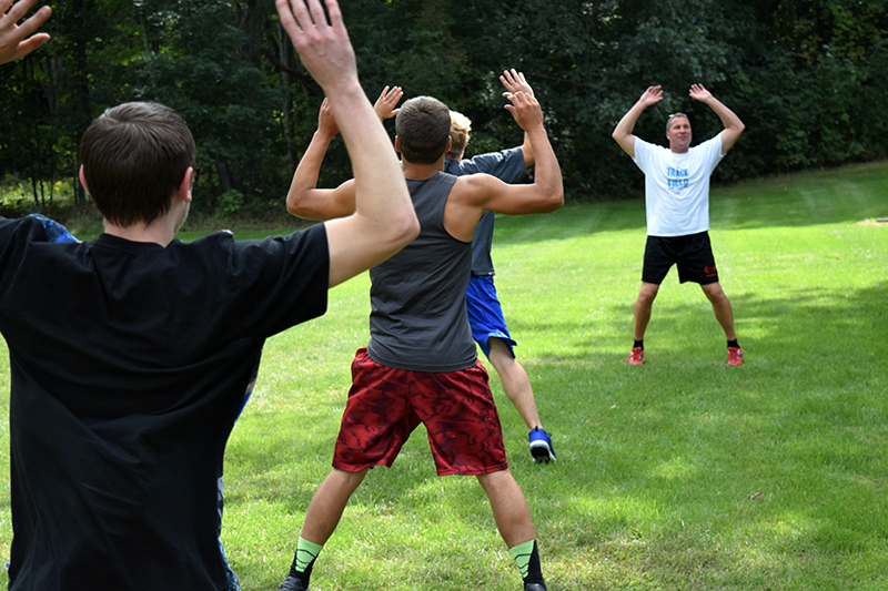 Physical Training is an important component for students in CTE’s Criminal Justice program.