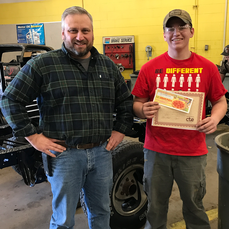 Travis Krueger of Beaverton - Automotive Technology