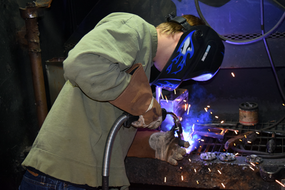 The grant monies awarded to CGRESD’s CTE program will help ensure state-of-the-art training for students like Senior Dylan Berlanga of Gladwin High School.