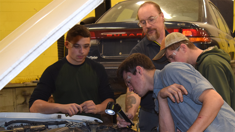 Agri-Science students spend a lot of time in the labs and in the field, learning many different facets of the industry.