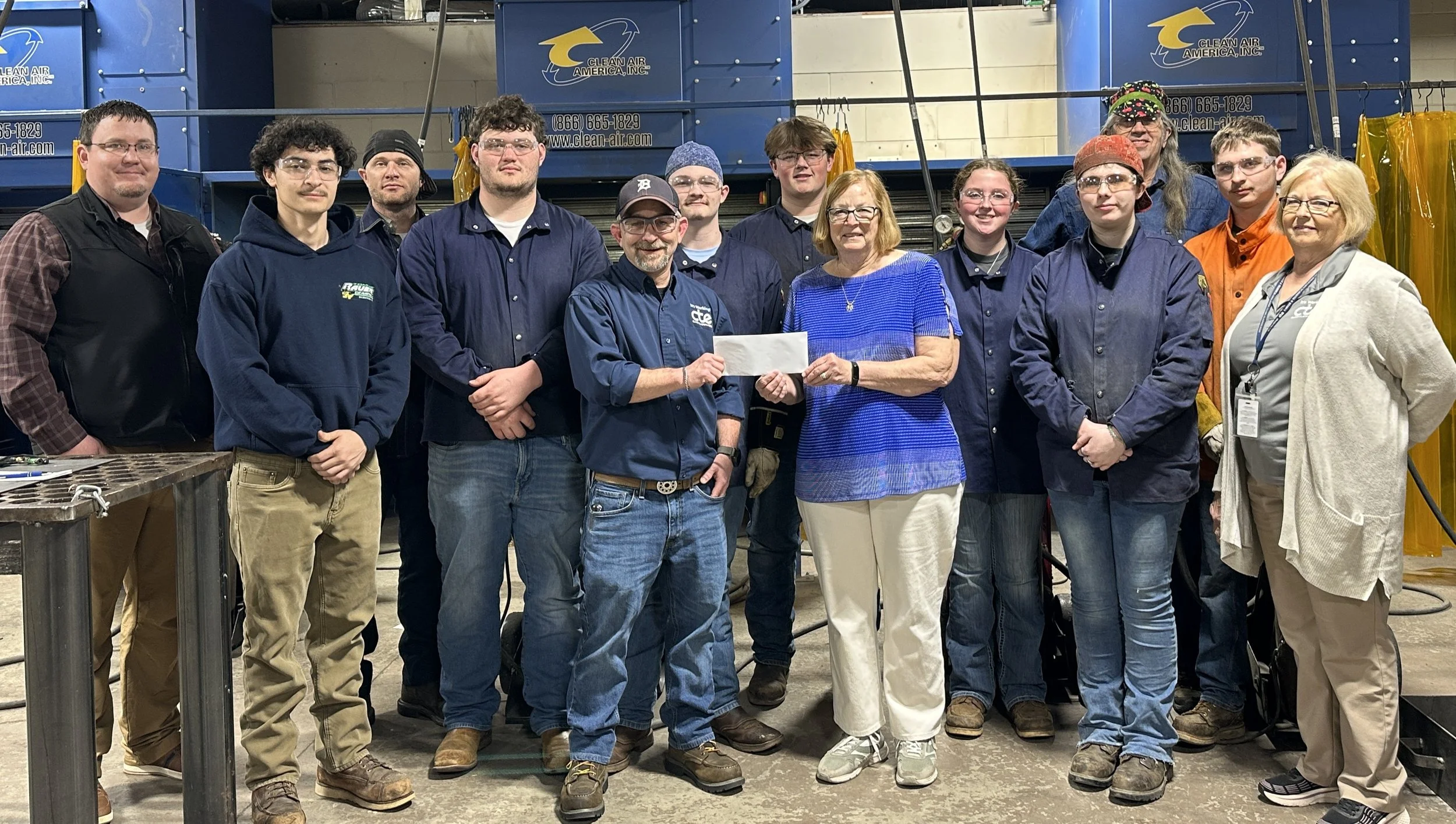 Clare-Gladwin CTE Welding Students Win People’s Choice Award at Clare Sculpture Walk
