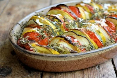 Tian. Provencal meal.