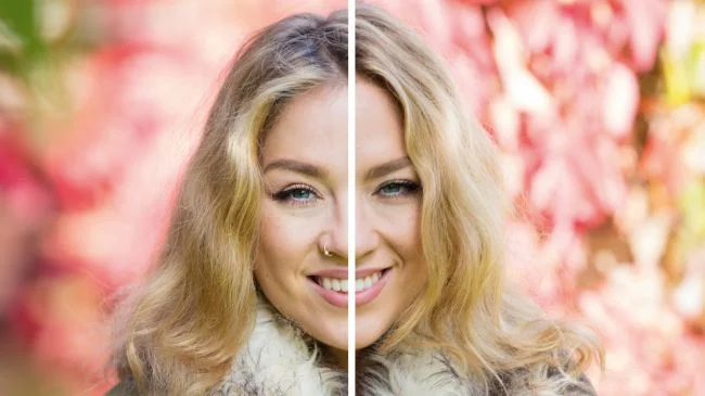 Fast lenses are ideal for portraits. The difference between f/2.8 (left) and f/5.6 (right) doesn't seem much, but the wider aperture blurs background detail much more effectively