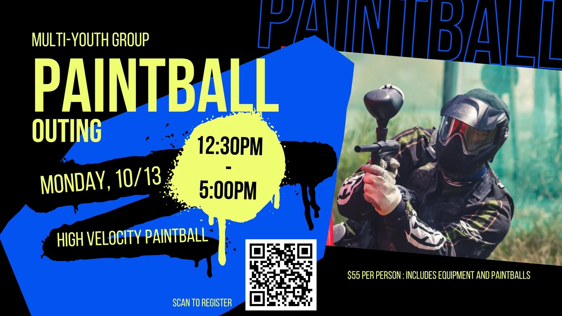 Youth Paintball