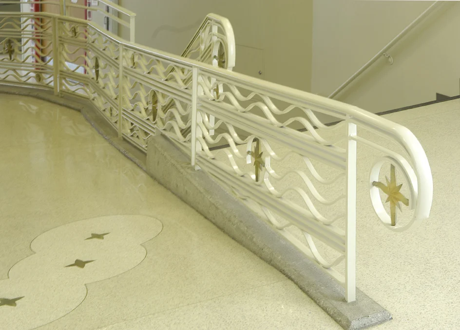 Wrought Iron with Bronze Insets / 4 ' x 60 ' 