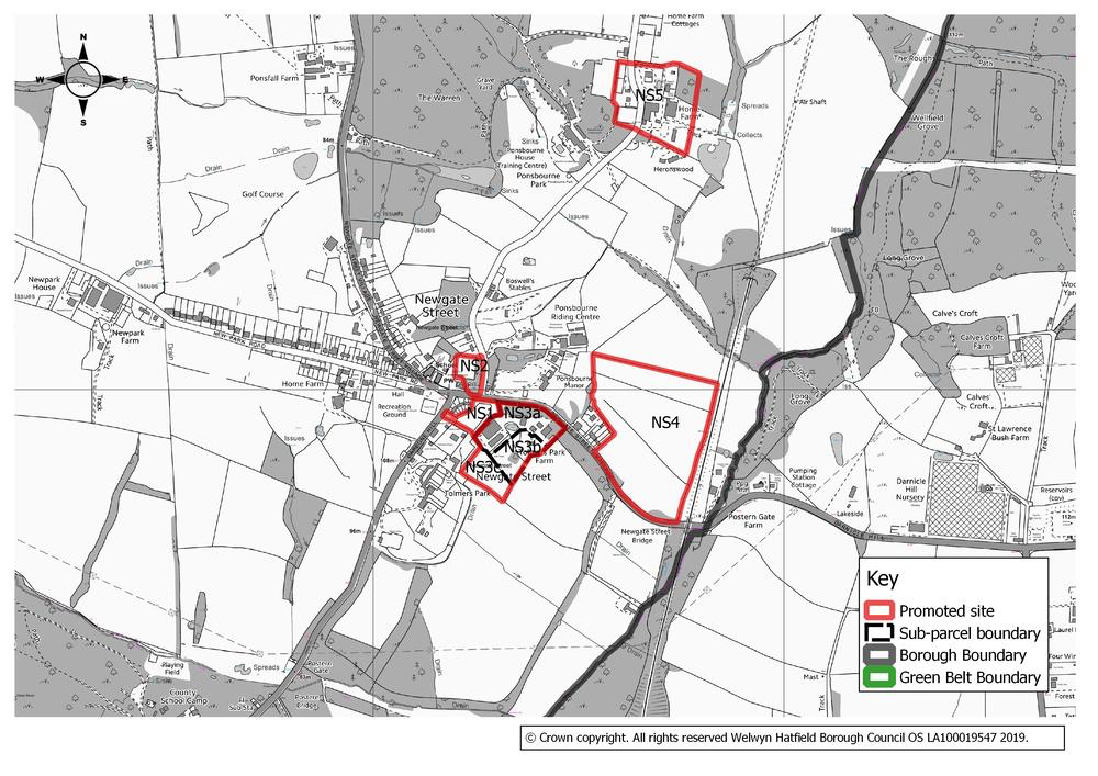 Sites Promoted for Development in the Village