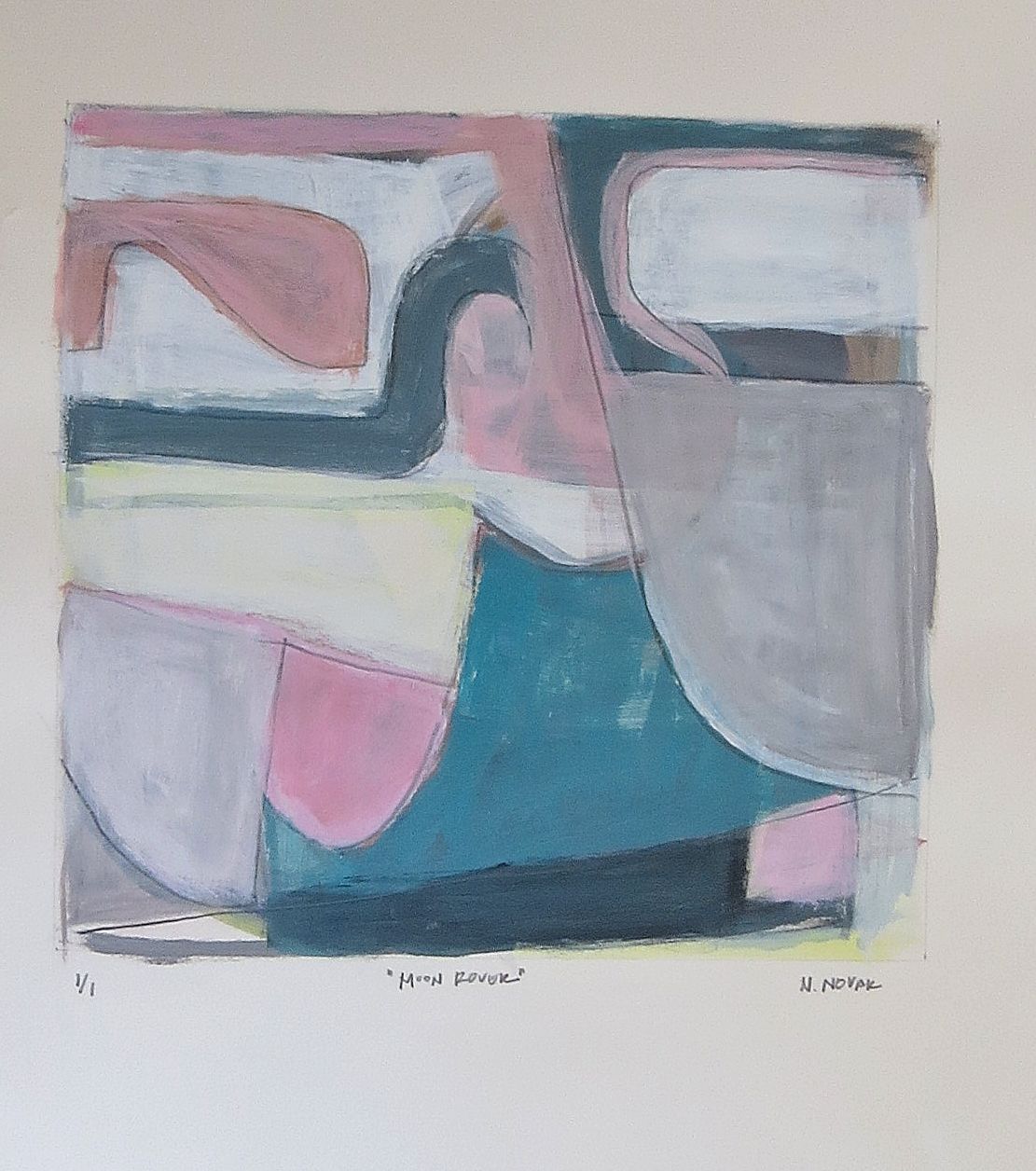  Moon Rover   Mixed media on paper  18 x 18 in., image; 22 x 30 in., paper    Click to Inquire   