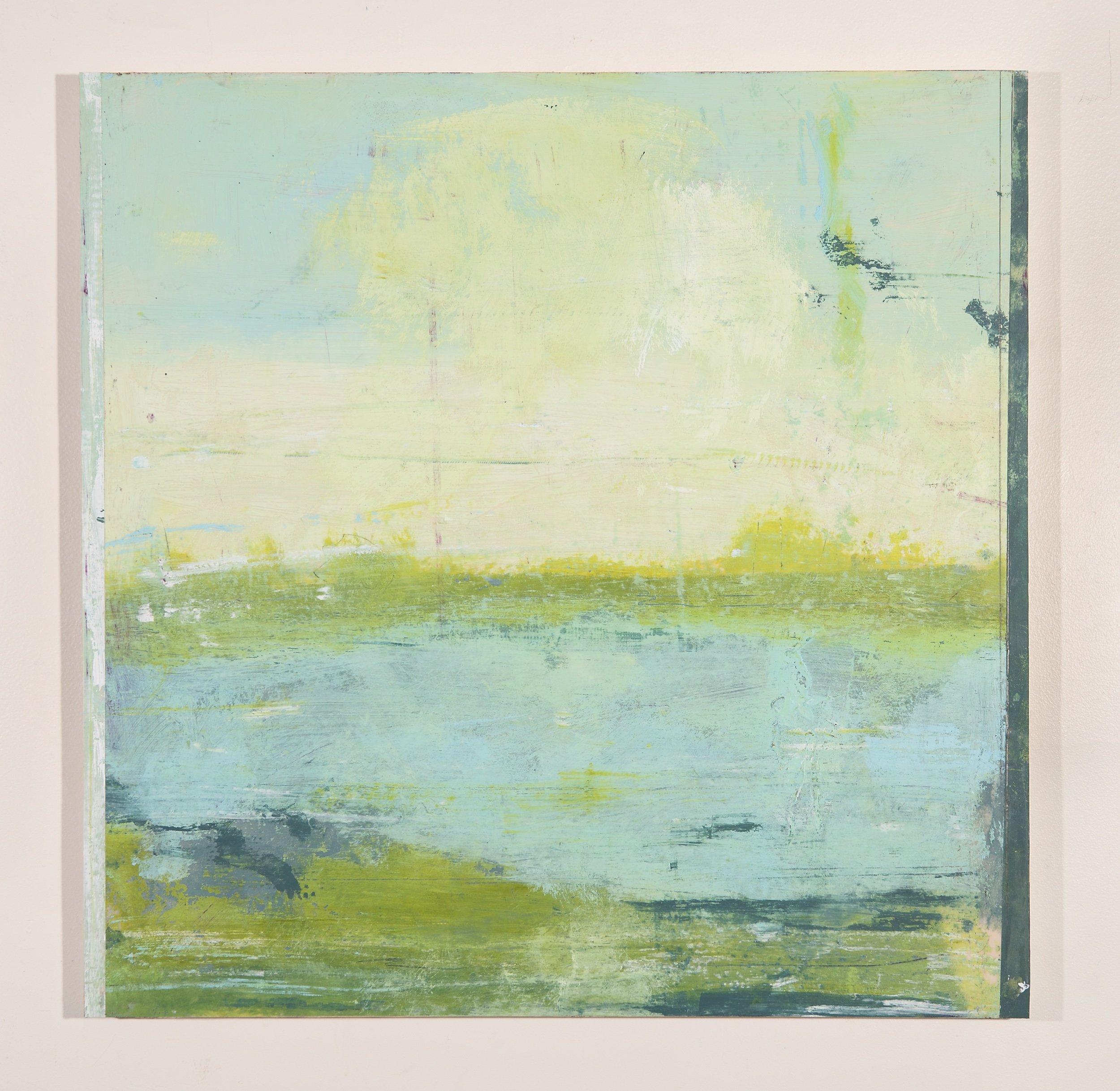 Irregular Landscape, #5 Mixed media & encaustic on panel 36 x 36 in. Sold, click to inquire , about commission opportunities.