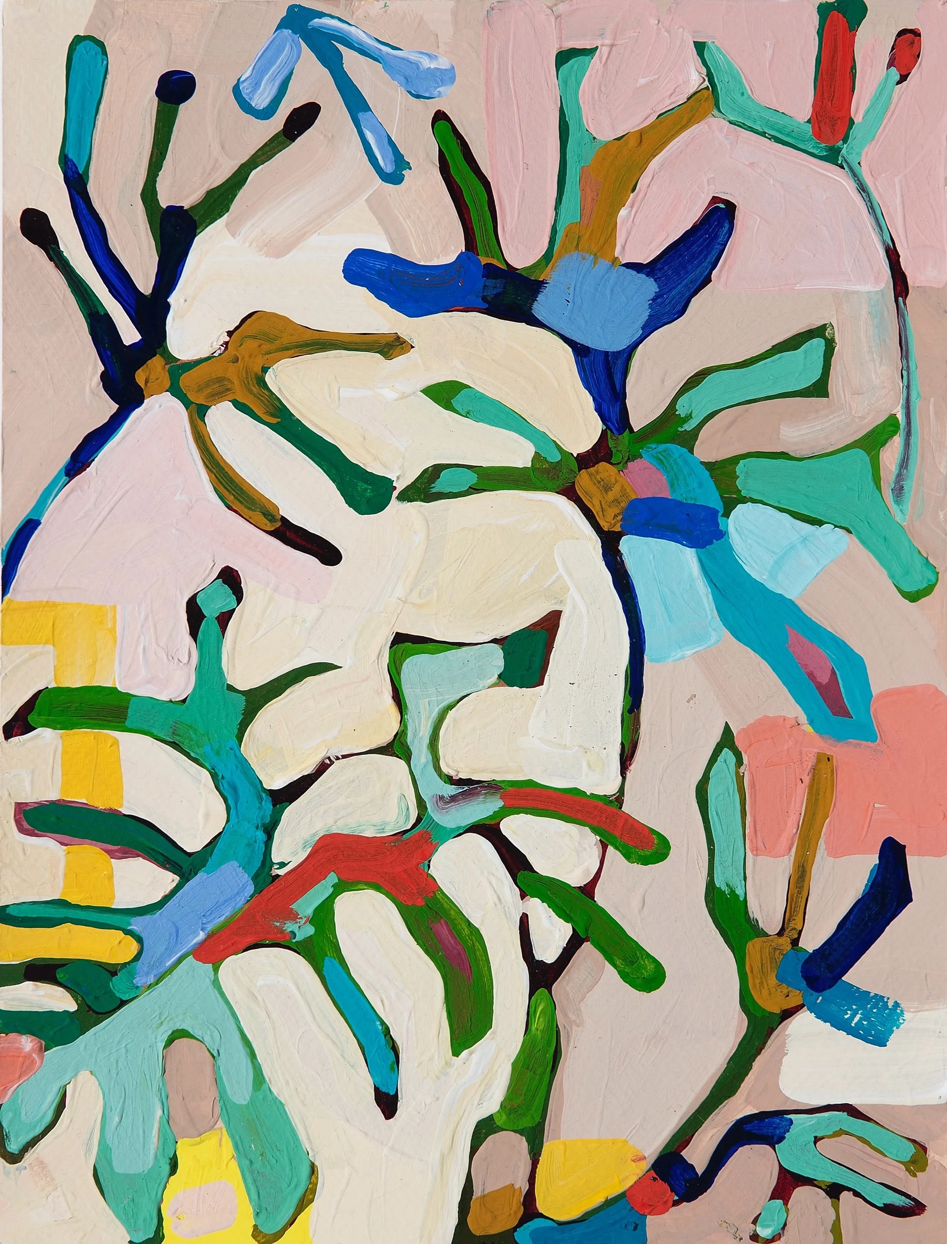  “Sandstone, #2”, mixed media on paper, 12 x 9 in. 