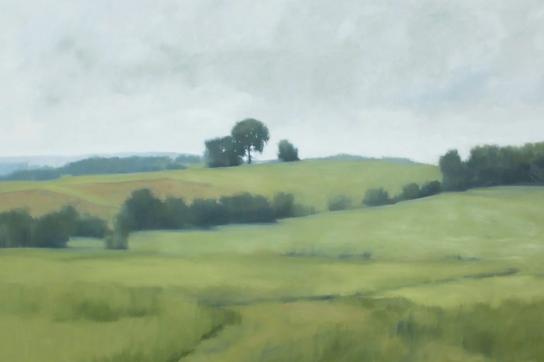   High Valley , oil on canvas over panel, 48 x 72 in. 