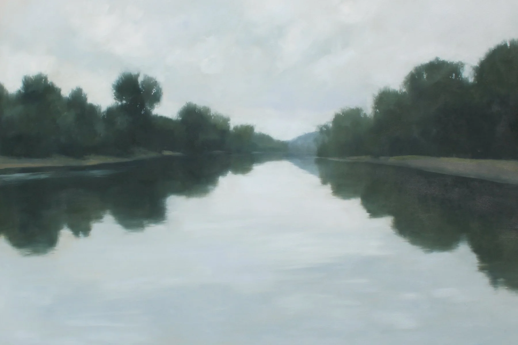   Wide Shoals , oil on canvas over panel, 40 x 60 in. 