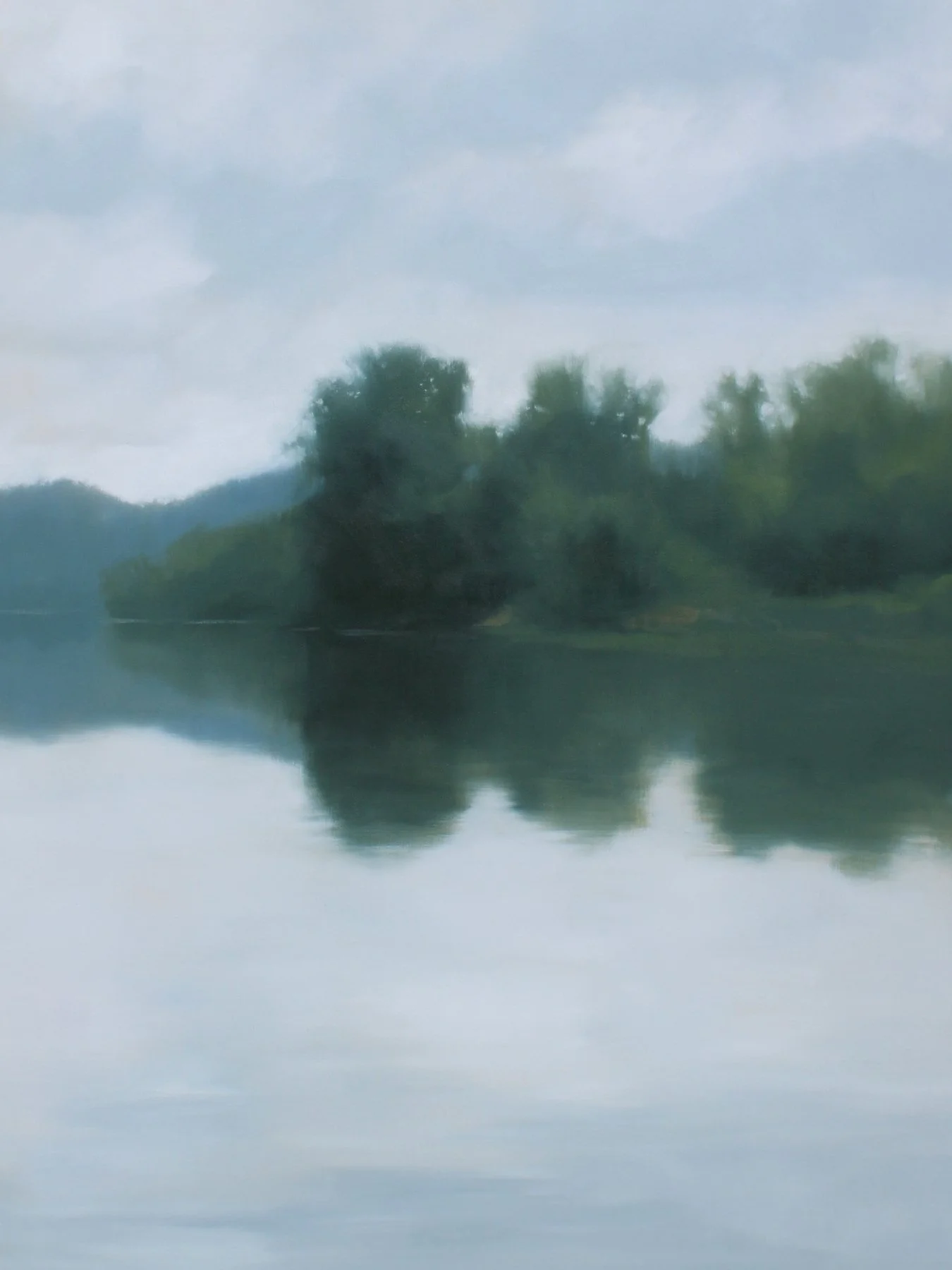   Before the Curve , oil on canvas over panel, 40 x 30 in. 