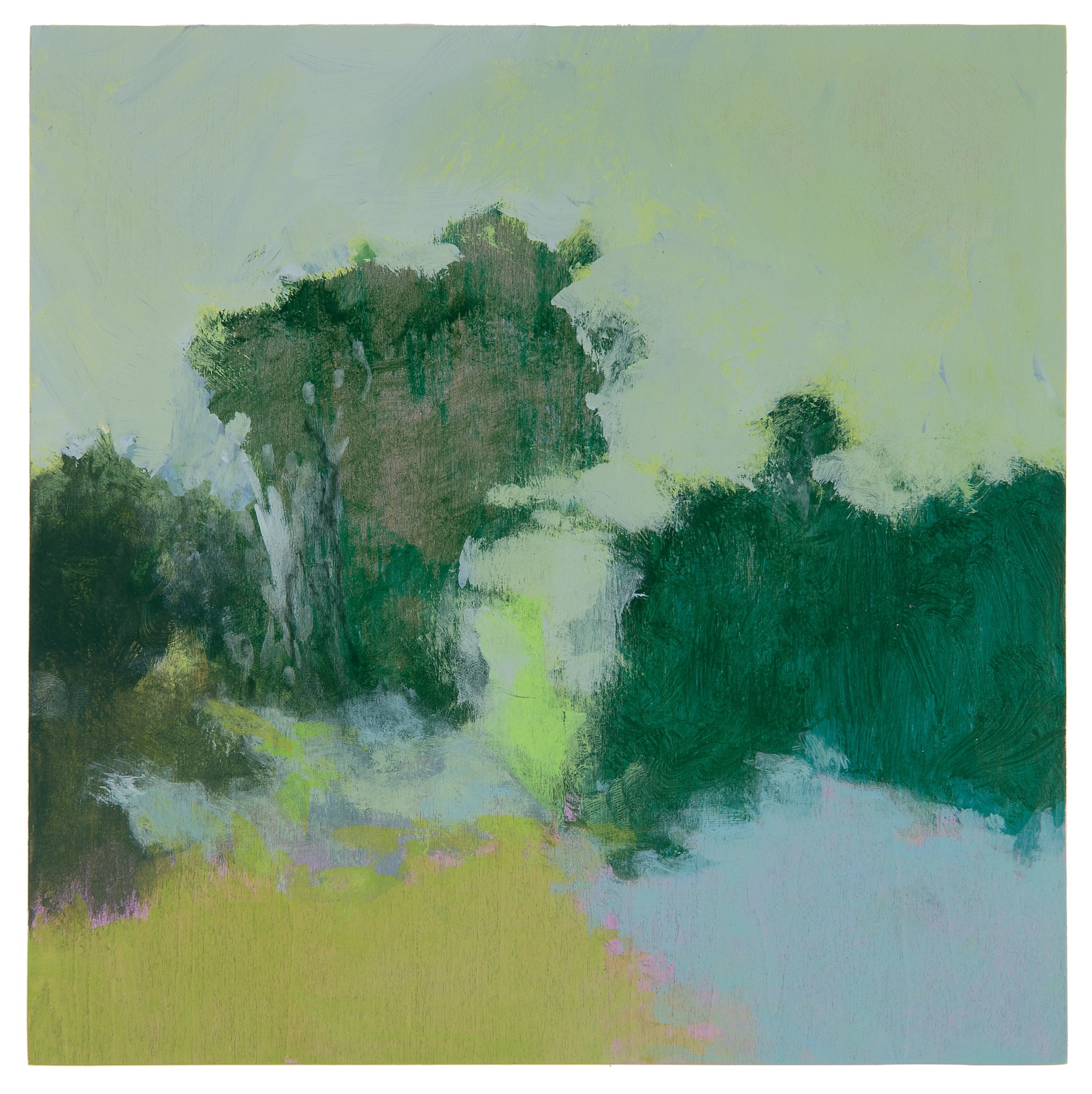 Louisiana Landscape, II Acrylic on panel 8 x 8 in. Click to Inquire