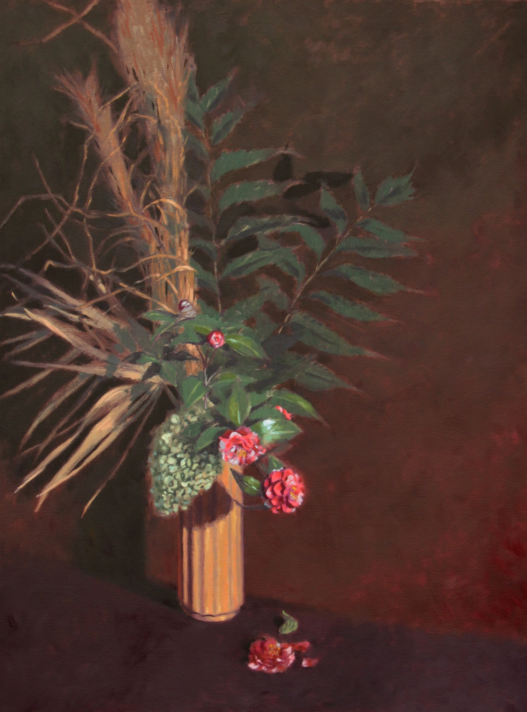 The Fallen, oil on canvas, 40;x 30 in.
