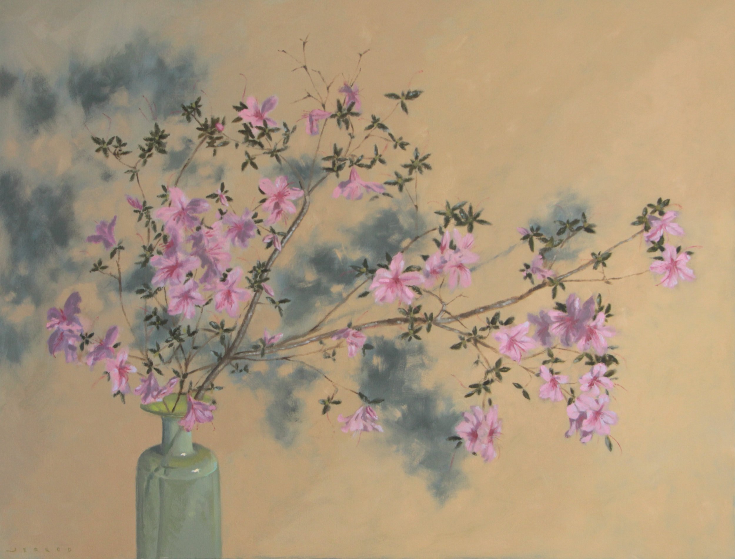 Asymmetrical Balance, oil on canvas, 30 x 40 in.